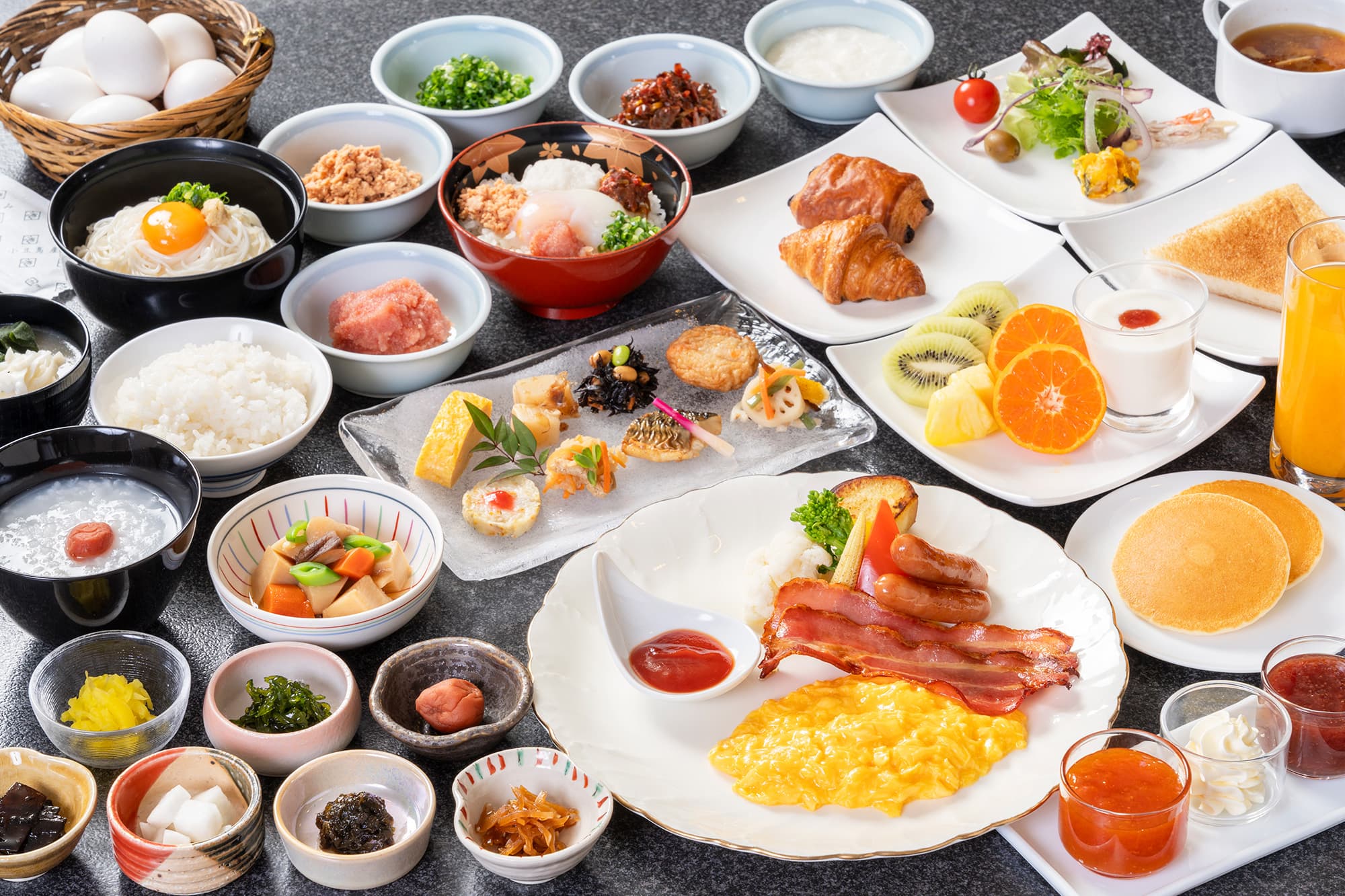 バイキング 食事の様子 4